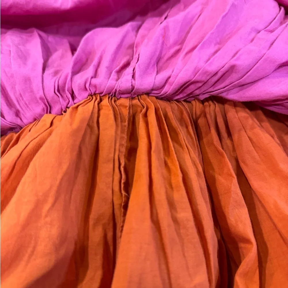 Gap skirt reversible pink and orange mini skirt size M N1.2 - Picture 11 of 11